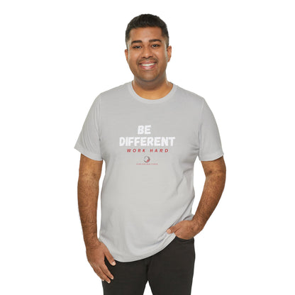 Stars Over Bars Fitness-Be Different, Work hard - Unisex Jersey Short Sleeve Tee