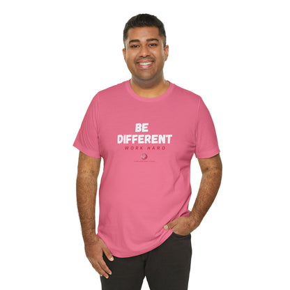 Stars Over Bars Fitness-Be Different, Work hard - Unisex Jersey Short Sleeve Tee