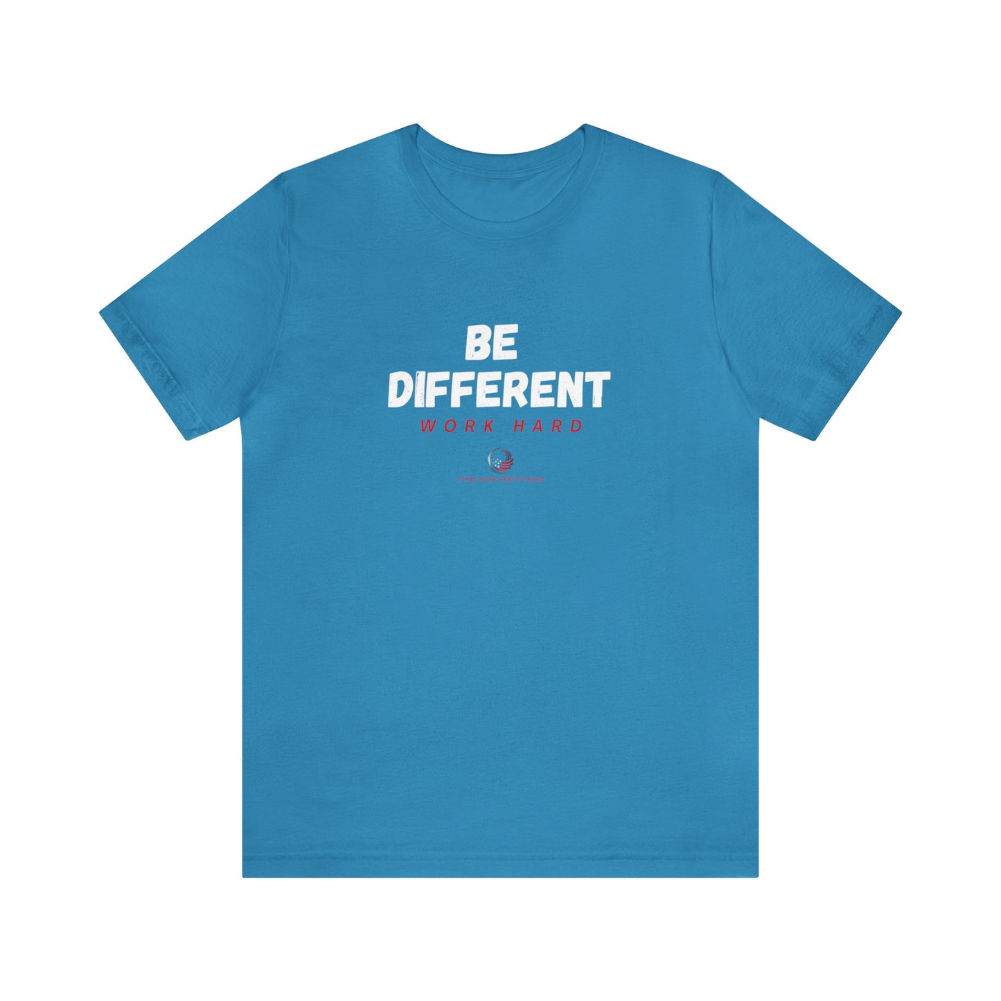 Stars Over Bars Fitness-Be Different, Work hard - Unisex Jersey Short Sleeve Tee