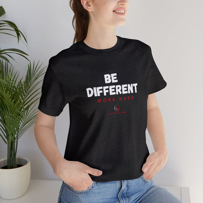 Stars Over Bars Fitness-Be Different, Work hard - Unisex Jersey Short Sleeve Tee