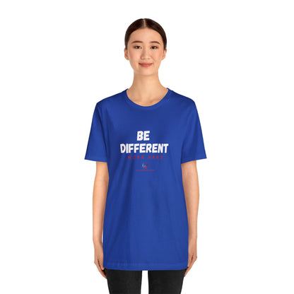 Stars Over Bars Fitness-Be Different, Work hard - Unisex Jersey Short Sleeve Tee